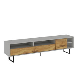 Hanah Home Luga Soporte de TV Gris y Roble